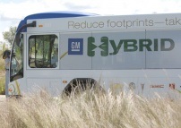 A hybrid bus