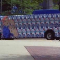 Metro bus, Wrapping, Pabst