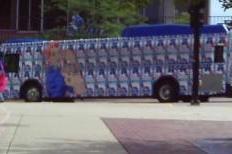 Wrapped Metro Transit bus, Photo credit: Genie Ogden