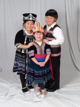 Hmong children, Hmong New Year, Madison