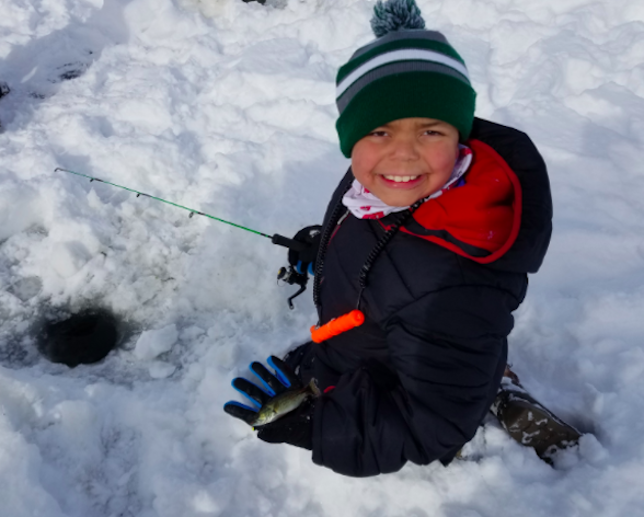 Ice fishing brings loved ones together