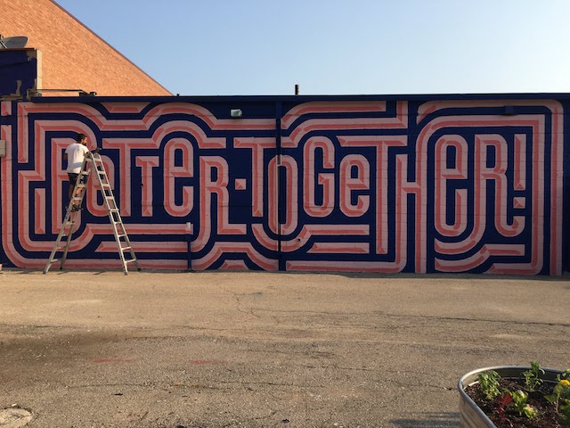 Madison artists and teen groups transform alley into art