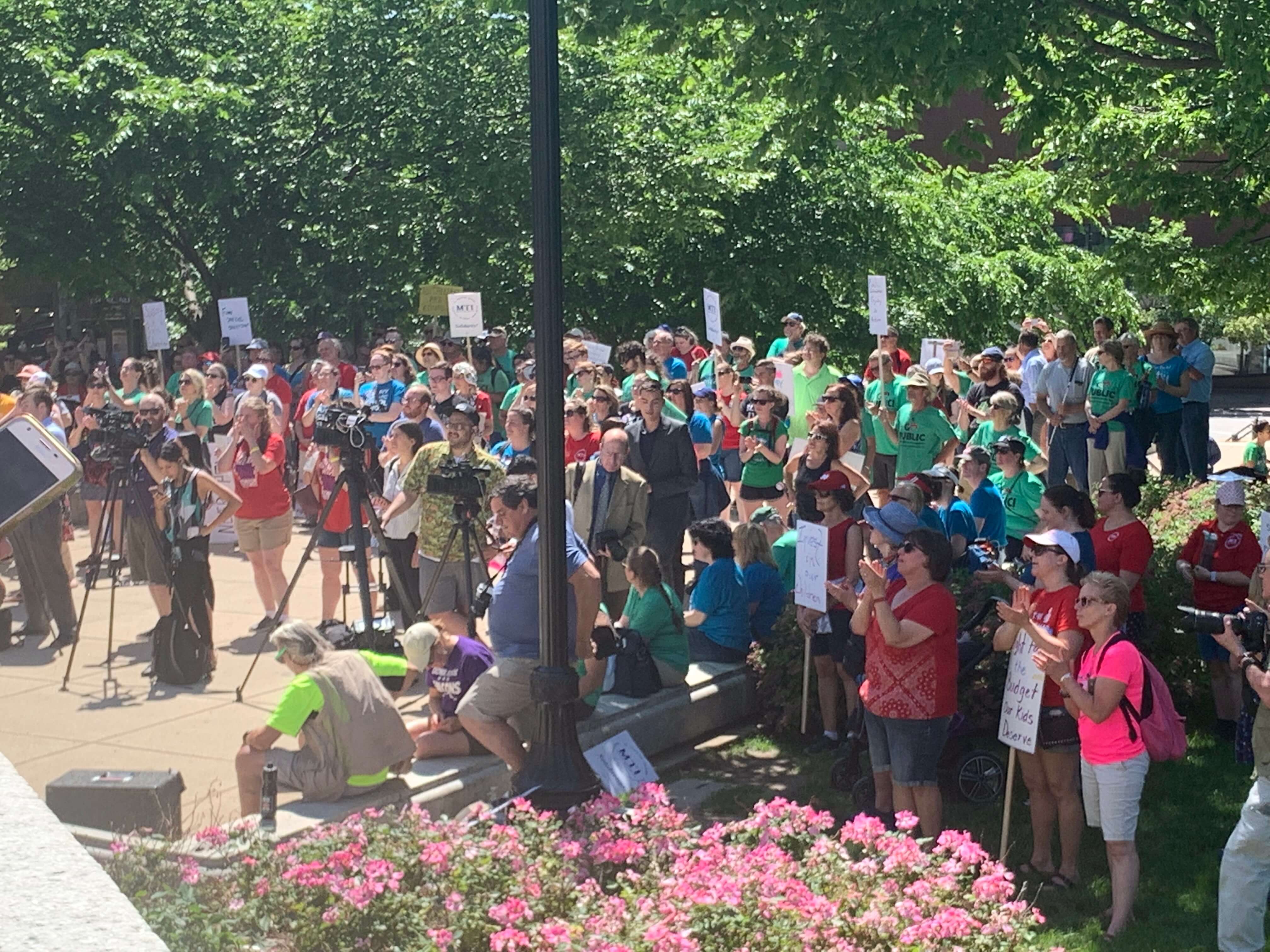 School Budget Advocates Conclude 60-Mile March for Increased School Funding