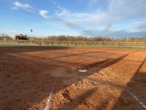 Verona’s field from behind home plate postgame