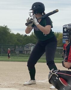 Memorial's Williams in the batter’s box ready to hit against the Cardinals.