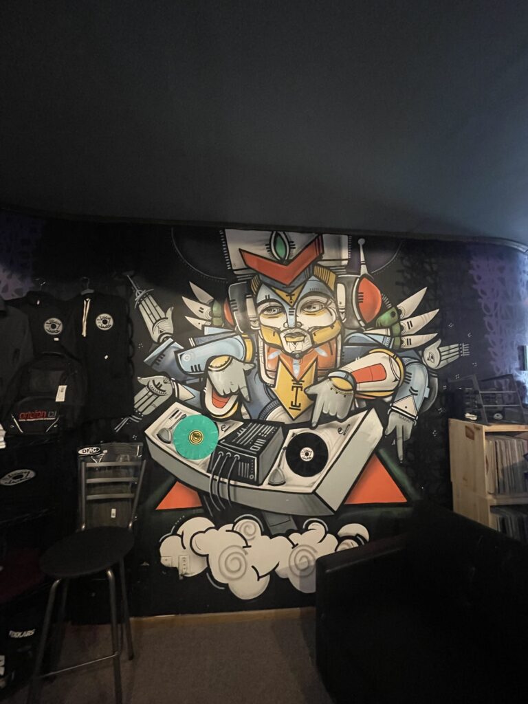 Mural at Jiggy Jamz