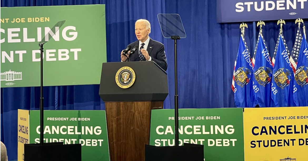 President Biden unveils new student loan forgiveness plan during Madison visit