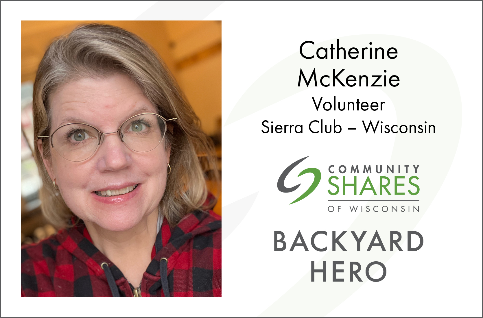 Community Shares Backyard Hero: Catherine McKenzie