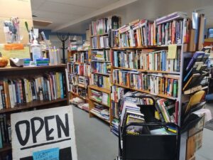 Interior of A Room of One's Own Bookstore.