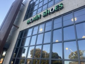 Movin' Shoes store.