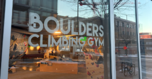 The exterior of Boulders Climbing Club in Madison.