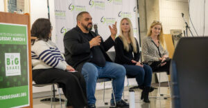 Panelists speak at Big Share Day on March 4, 2025. 