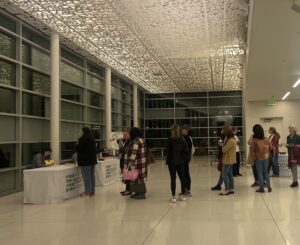 Wisconsin book lovers in line to get their copy of "Show Don't Tell" signed by author Curtis Sittenfeld. 