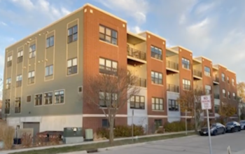 Exterior of Linden Cohousing in Madison