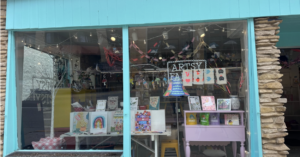 Exterior of Artsy Fartsy.
