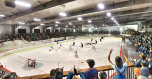 Rendering of the new rink in DeForest.