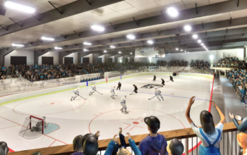 Rendering of the new rink in DeForest.